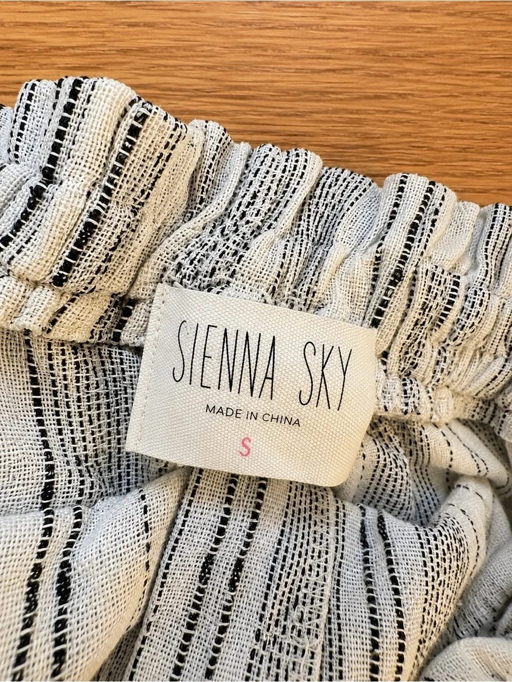 Sienna Sky Women’s Striped Paperbag Waist Shorts | Size Small - Picture 3 of 3